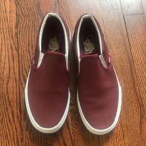 Vans slip on sneakers